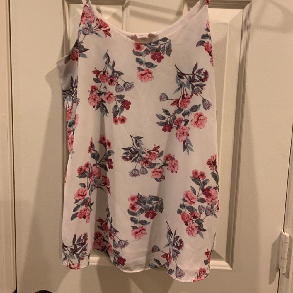 Hippie Rose Lined Spagetti Strap Blouse